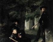 格奥尔 弗里德里希 克斯廷 : 前哨值班